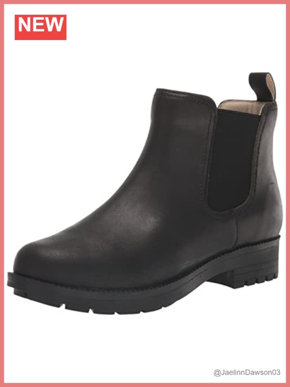 REVITALIGN Kodiak Mid Calf Boot Leather Chelsea Ankle Boot